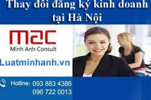 Thay đổi đăng ký kinh doanh tại Hà Nội